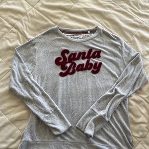 Women’s “Santa Baby” LS Sweater Size 2XL